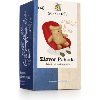 Sonnentor Zázvor Pohoda porcovaný čaj 32.4 g – Zbozi.Blesk.cz