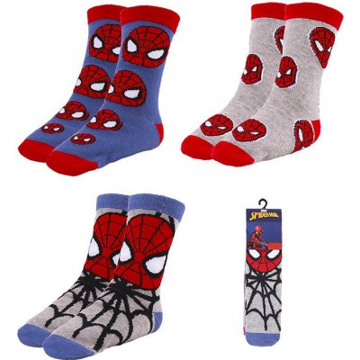 CERDA Dětské ponožky Spiderman II sada 3 páry – Zboží Mobilmania
