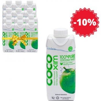 Cocoxim Kokosová voda 100 % Pure 12 x 330 ml