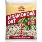Forestina Drť mramorová DEKOR 4-7mm 5l – Zboží Dáma