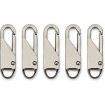 Náhradní jezdec na zip – 5 ks, stříbrný – Hledejceny.cz