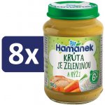 Hamánek Krůta se zeleninou a rýží 8 x 190 g – Hledejceny.cz