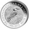 Perth Mint Australian Kookaburra Ledňáček 2015 1990 2015 1 oz