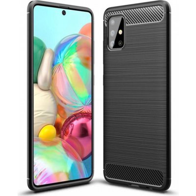 Pouzdro Forcell Carbon Samsung Galaxy A51 černé – Zboží Mobilmania