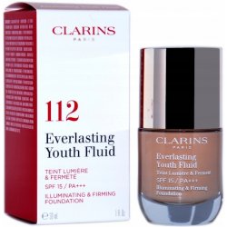 Clarins Everlasting Foundation make-up pro dlouhotrvající vzhled SPF15 112 Amber 30 ml