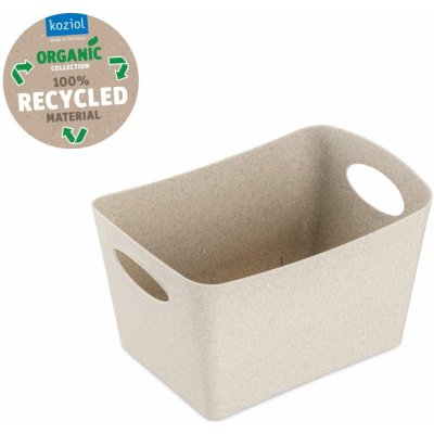 Koziol Úložný box Boxxx S Organic béžová 1 l 12,8 x 18,7 x 10,8 cm – Zboží Dáma