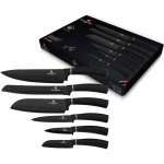 BerlingerHAUS Sada nožů s antibakteriálním povrchem 6 ks Royal Black Collection BerlingerHAUS BH 2383 – Zboží Dáma