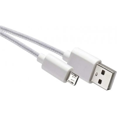 Emos SM7006W USB 2.0 A/M-MICRO B/M, 1m, bílý – Zbozi.Blesk.cz