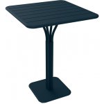 Fermob Luxembourg Pedestal 80 x 80 cm kovový stůl Tmavě modrý – Hledejceny.cz