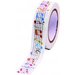 Dekorační páska GG FT 933224 Music notes 10m x 15mm – Zboží Mobilmania