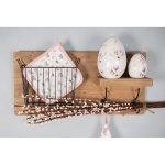 Dekorace keramické vajíčko s barevnými květy 11*11*17 cm – Hledejceny.cz