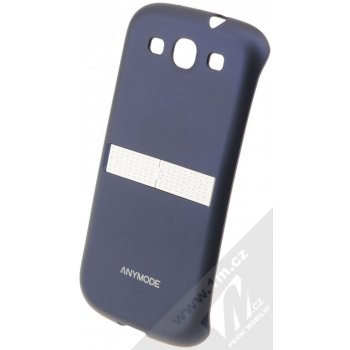 Pouzdro Anymode KickStand Case Samsung Galaxy S III Galaxy S3 Neo pebble modré modré