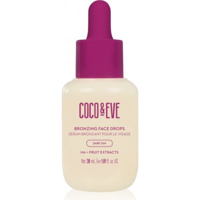 Coco & Eve Sunny Honey Bronzing Face Drops samoopalovací kapky na obličej Dark Tan 30 ml – Hledejceny.cz
