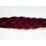 Kanekalon Easy Braid Barva: 900 (vínová, burgundy), Značka: Easy Braid – Hledejceny.cz