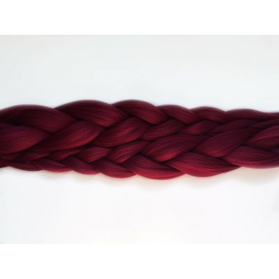 Kanekalon Easy Braid Barva: 900 (vínová, burgundy), Značka: Easy Braid – Hledejceny.cz
