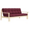 Pohovka Karup design sofa UNWIND natural pine z borovice bordeaux 710 karup natural