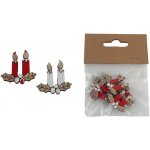 MOREX, s.r.o. Dekorace svíčka k nalepení 8 ks – Zboží Mobilmania