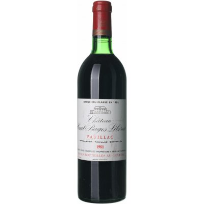 Château Haut-Bages Libéral Pauillac suché červené 1981 0,75 l (holá láhev) – Hledejceny.cz