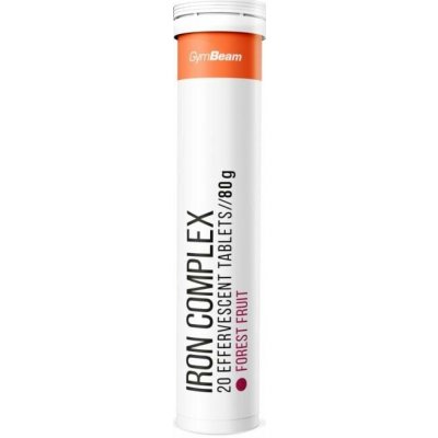 GymBeam Effervescent Iron Complex lesní ovoce 20 tablet – Hledejceny.cz