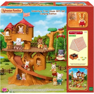 Sylvanian Families Dárkový set Dům na stromě a příslušenství ke kempování – Zbozi.Blesk.cz