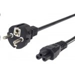Kabel C-TECH síťový 1,8m VDE 220/230V napájecí notebook 3 pin Schuko CB-PWRC5-18 – Zboží Živě