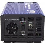 Sinusový měnič napětí 12V - 230V 1000W, s USB, 35PSW1012C | Zboží Auto