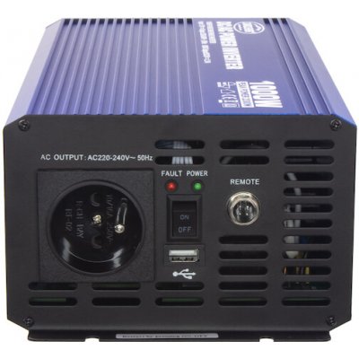 Sinusový měnič napětí 12V - 230V 1000W, s USB, 35PSW1012C | Zboží Auto
