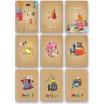 Shkolyaryk Kroužkový blok FOXtrot A5, čtverečkovaný 96 listů – Zbozi.Blesk.cz