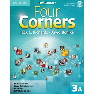 Four Corners Level 3 Full Contact A with Self-study CD-ROM - Jack C. Richards, David Bohlke