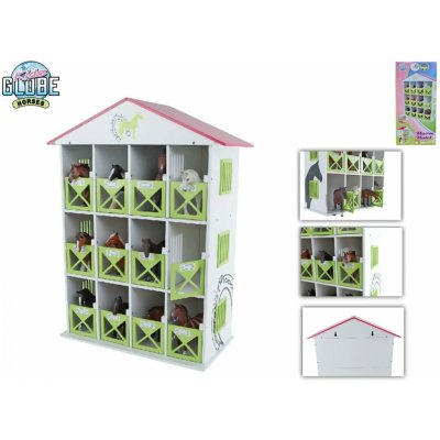 Mikro Kids Globe Farming stáj pro koně s 12 boxy – Zboží Dáma
