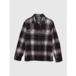 GAP 729978-04 dětská flanelová košile černá – Zboží Dáma