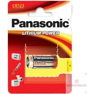 Panasonic CR123A 1ks BAT-CR123A/V – Zbozi.Blesk.cz