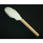 Mašlovačka peří dřevěná rukojeť – Zboží Dáma