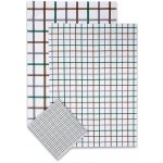 Sleep-well mix káro 50 x 70 cm zelené 3 ks – Zboží Mobilmania