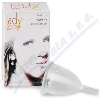 LadyCup menstruační kalíšek transparent L