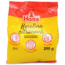 Haas Kyselina citrónová 250 g