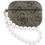 Guess PU 4G Classic Logo Pearl Strap Pouzdro pro AirPods Pro 3 Brown GUAP3P4E4PSW – Sleviste.cz