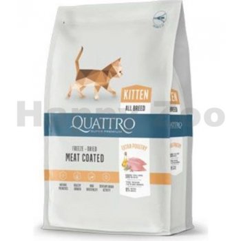 Quattro Cat Dry Premium all Breed Kitten Drůbež 1,5 kg