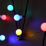 ELMARK Vánoční světelný řetěz 3,6W RGB 9m IP44 240V – Hledejceny.cz