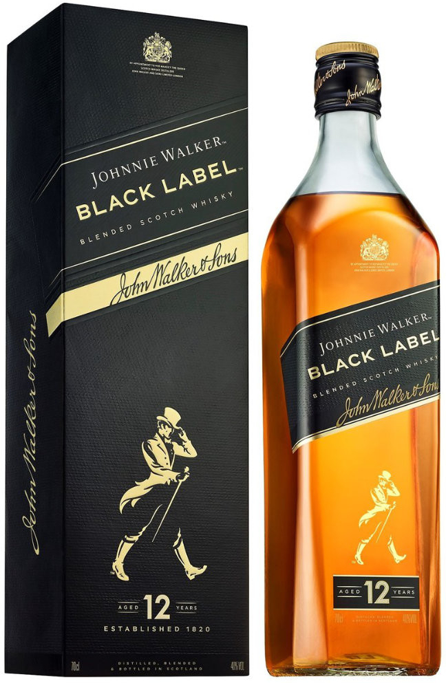 Johnnie Walker Black Label 12y 40% 0,7 l (karton)