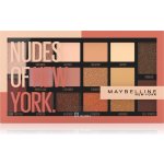 Maybelline Paletka 16 očních stínů Nudes of New York 18 g – Zboží Mobilmania