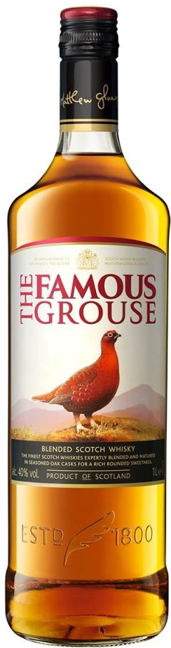 The Famous Grouse holá láhev 40% 1 l (holá láhev)