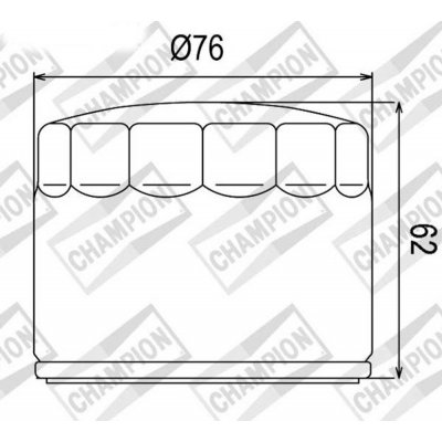 Champion Olejový filtr COF060 | Zboží Auto