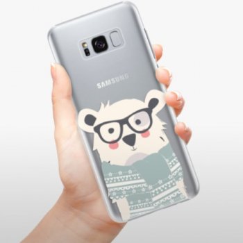Pouzdro iSaprio Bear With Scarf - Samsung Galaxy S8