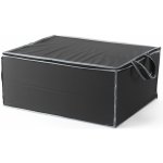 Compactor Textilní úložný box na 2 peřiny 55 x 45 x 25 cm – černý – Zboží Mobilmania