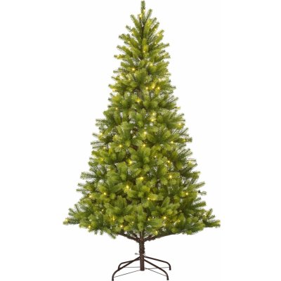 VLC Umělý vánoční stromek jedle NAGANO zelená 160xLED 922xvětev pr. 108x180cm – Hledejceny.cz