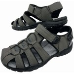 Cabin pánske sivé sandále s uzavretou špičkou a odopínacím remienkom šedé – Zbozi.Blesk.cz