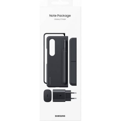 Samsung Standing + S Pen + 25W Cestovní Nabíječka pro Galaxy Z Fold 4 černé EF-OF93KKBE