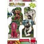 Dino Zafari 4 x 54 dílků – Zboží Dáma