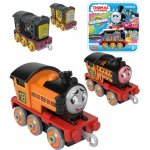 FISHER PRICE Mašinka Tomáš malá tahací Track Master na kartě různé druhy kov – Sleviste.cz